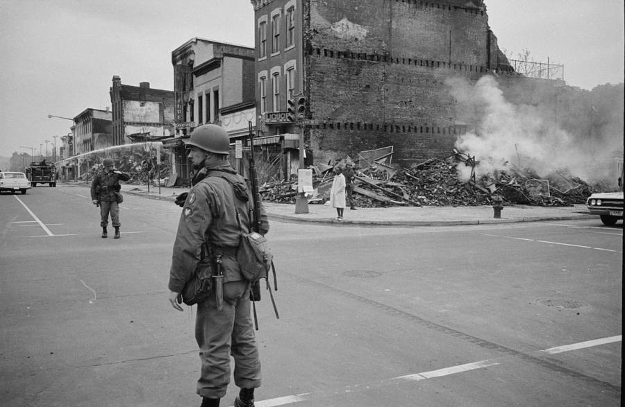 Soldier In Street