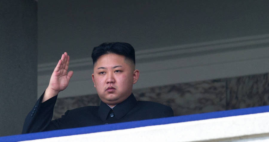 Kim Jong Un Balcony Salute North Korea Og