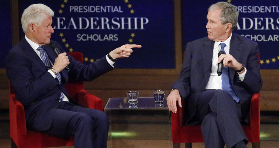 Bush Clinton