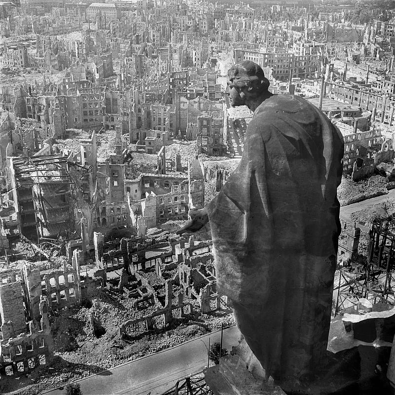 Dresden After Bombing Disaster