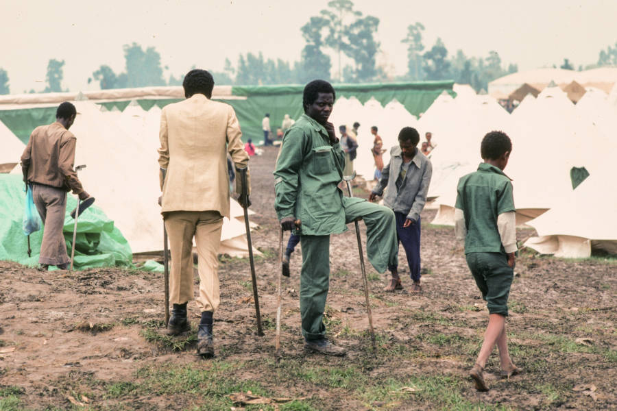 Ethiopian Soldier Amputee