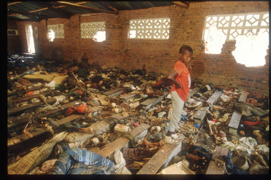 Rwanda Child In Church Disaster