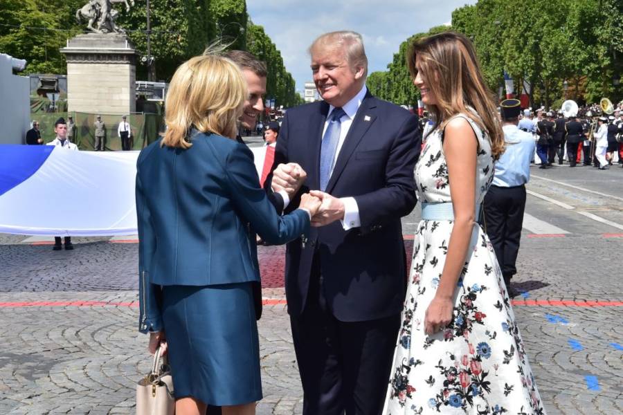 Trum Brigitte Macron