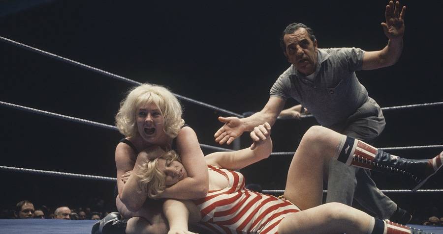 Vintage mixed wrestling photos
