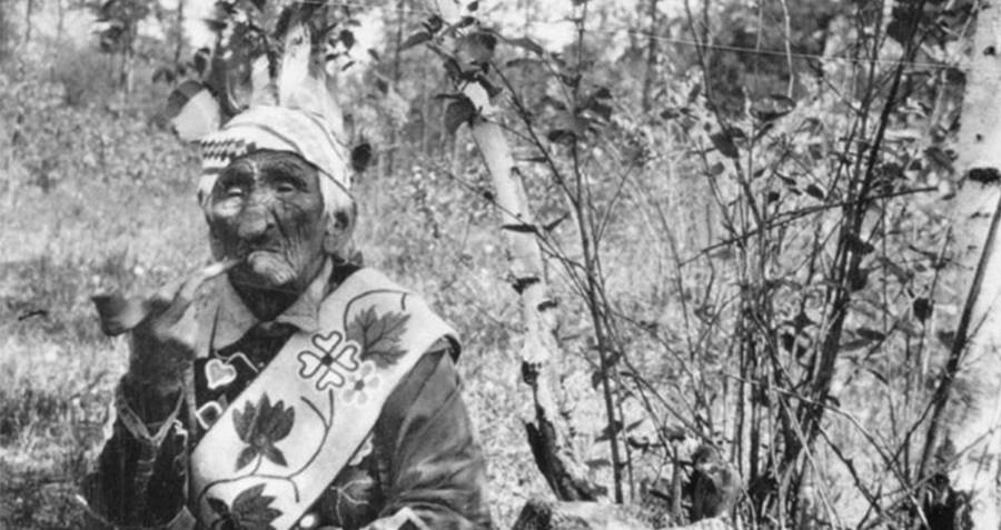 John Smith In Traditional Chippewa Clothing