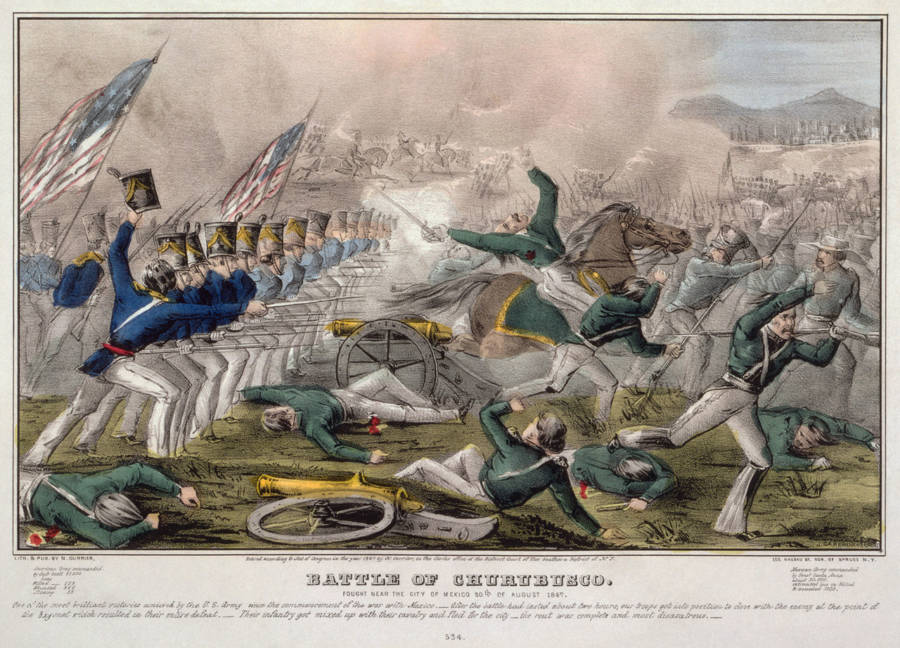 Battle of Churubusco During The Mexican American War