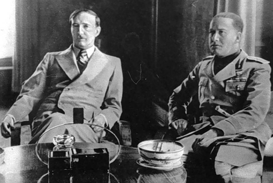King Zog I And Italian Foreign Minister