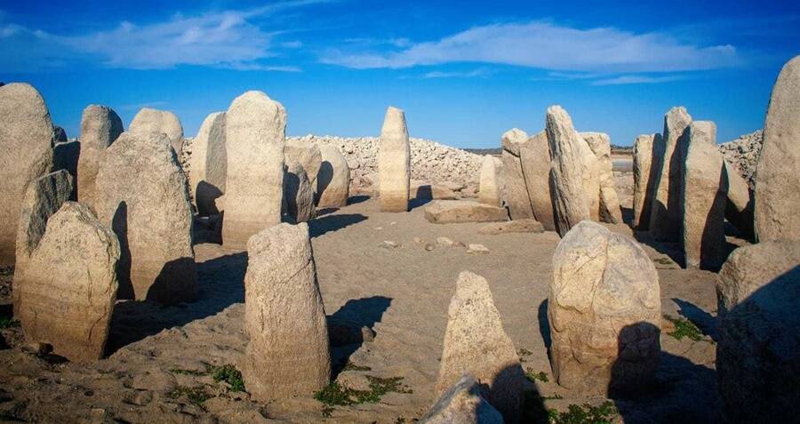 Dolmen De Guadalperal Uncovered By Drought After 50 Years