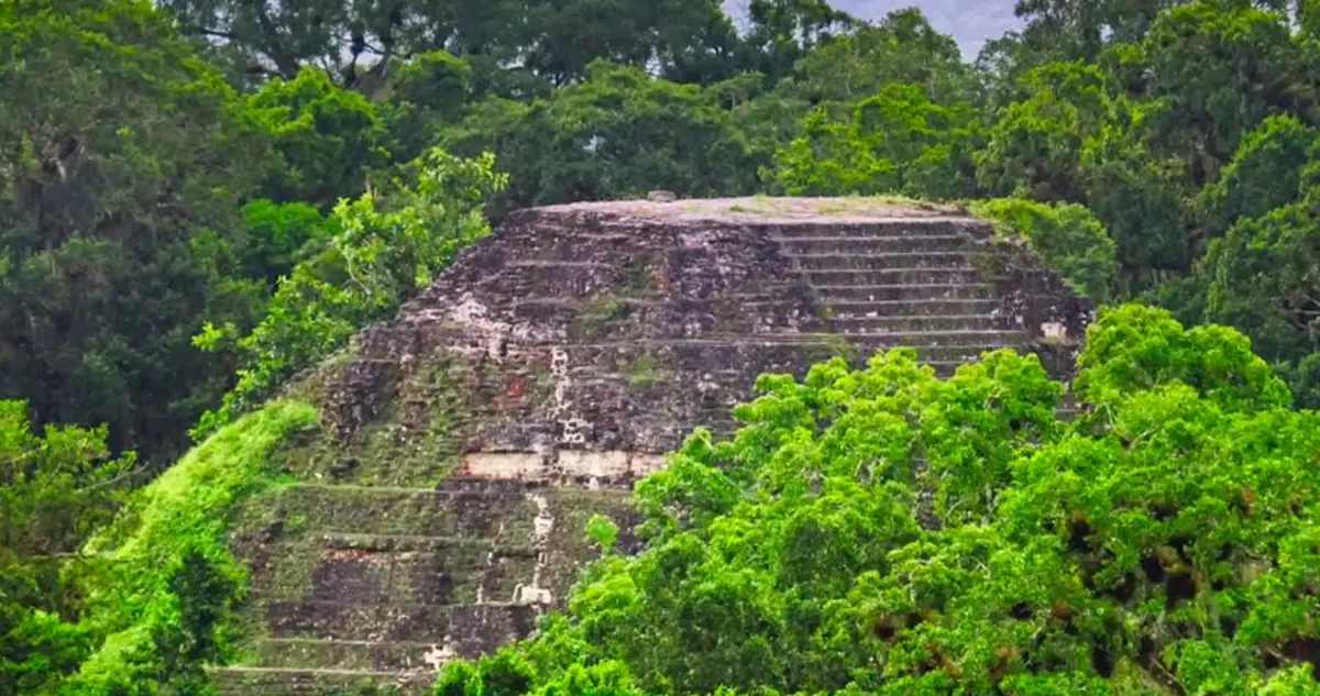 mayan ruins map