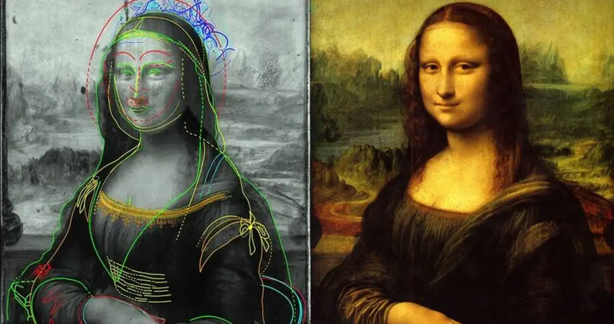 A Hidden Drawing Lies Beneath the 'Mona Lisa,' New Ultra-High