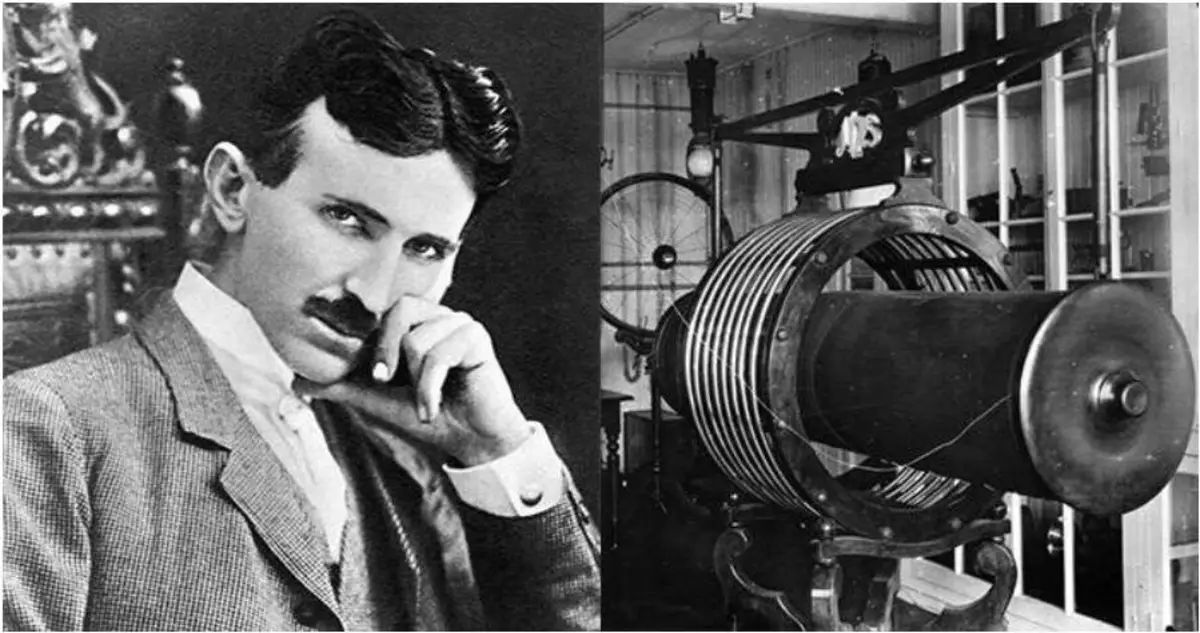 Legendary Inventor! Nikola Tesla B & W Photo 2" X 3" Fridge Locker Magnet 