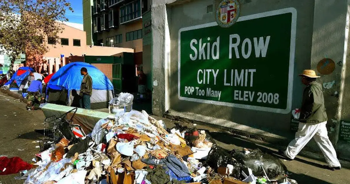 Inside Skid Row Los Angeles Neighborhood For The Homeless