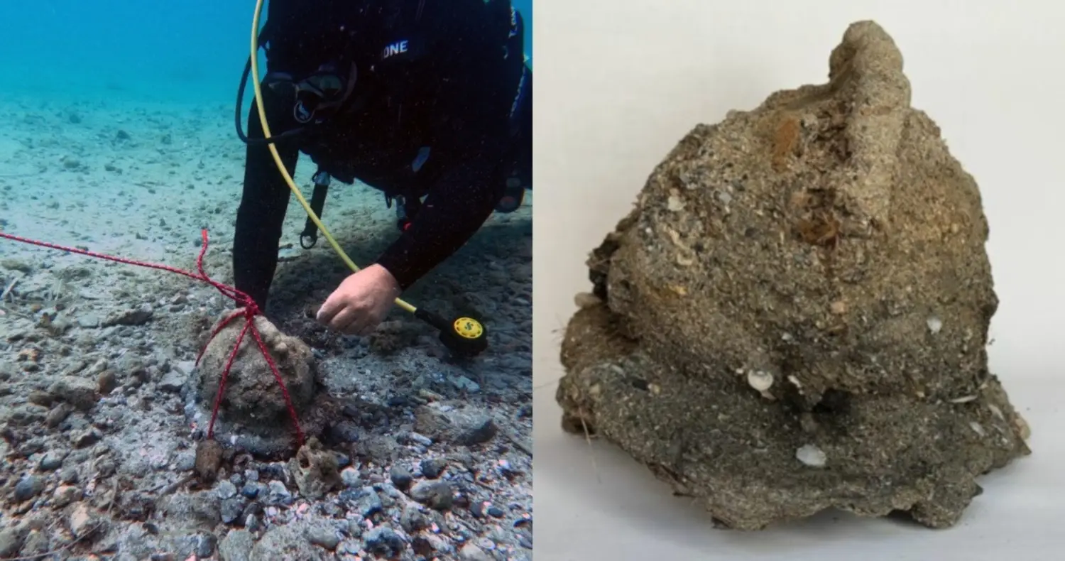 Medieval Helmet Found Off The Coast Of Uninhabited Italian Island