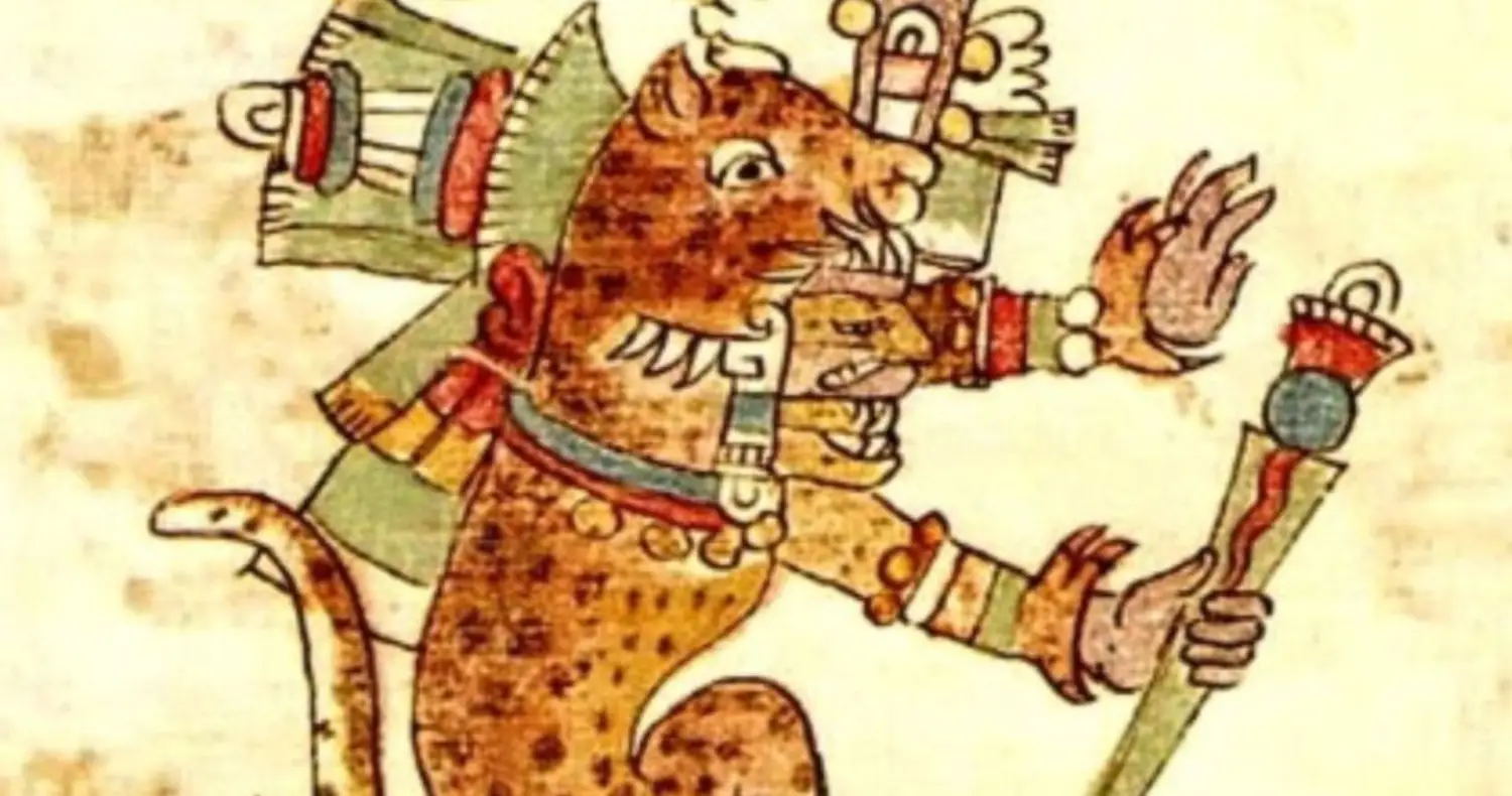 『黄昏の王国』『GOD OF THE AZTECA TEZCATLIPOCA』 Tezcatlipoca, The Aztec God Of The Night Sky