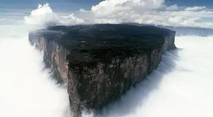 Mount Roraima Surrounded By Clouds