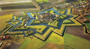 Fort Bourtange Aerial Photography