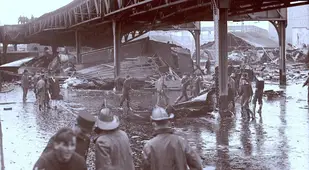 Firefighters at the Boston Molasses Disaster