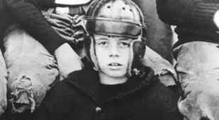 Jfk In Football Uniform