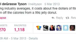 Neil DeGrasse Tyson Tweets Donut