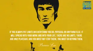 Bruce Lee On Conquering Limits
