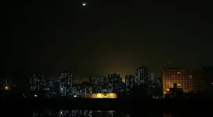 Pyongyang At Night