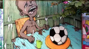 Anti-FIFA Street Art