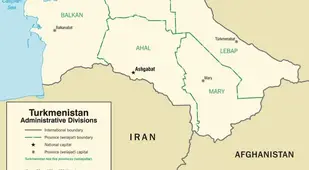 Turkmenistan Map