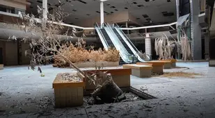 Crumbling Mall Lobby