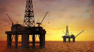 Oil Production Business Offshore Texas