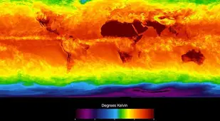 Global Warming Earth Infra Red