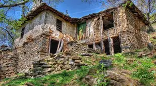 abandoned bulgaria rock house