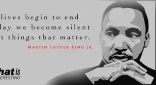 Martin Luther King On Staying Silent