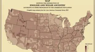 Map America Ancestry English