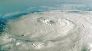 Hurricane Katrina Spiral Cloud