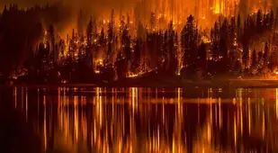Summer Weather 2015 Northern California Wildfire Bass Lake