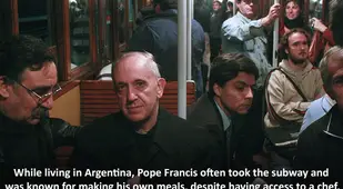 Pope Francis Subway