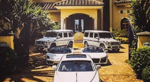 Narco Instagram Mansion Driveway