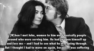 John Lennon Kissing Yoko