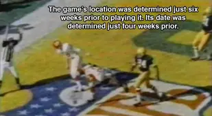 Super Bowl 1 Facts Planning