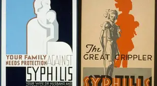 Vintage Health Posters Syphilis Crippler Copy
