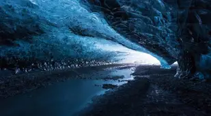 Beautiful Cave In Iceland