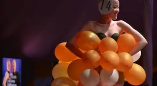 Albino Beauty Pageant Balloons