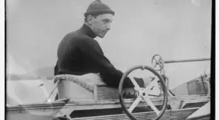 Latham In A Flying Machine