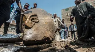 Egypt Statue Ear