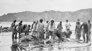 Inuit Hunting Party