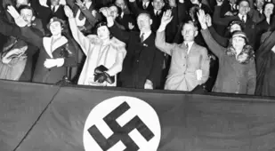 Salute Swastika Banner