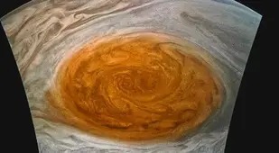 Juno Cam Red Spot