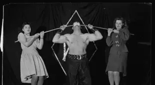 Vintage Circus Strongman