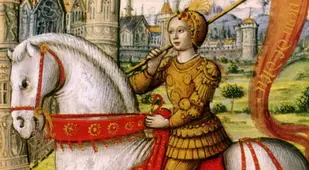 Joan Of Arc on a Horse