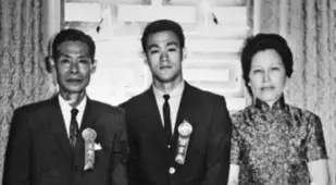 Bruce Lee And His Parents